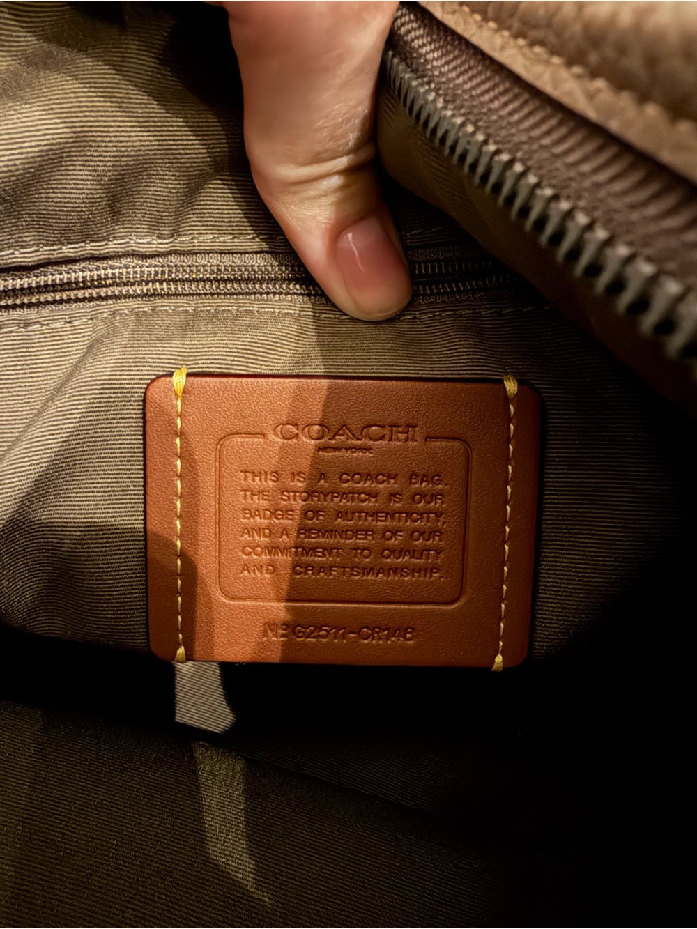 Coach Laurel Shoulder Bag in Taupe - Picture 3 of 8
